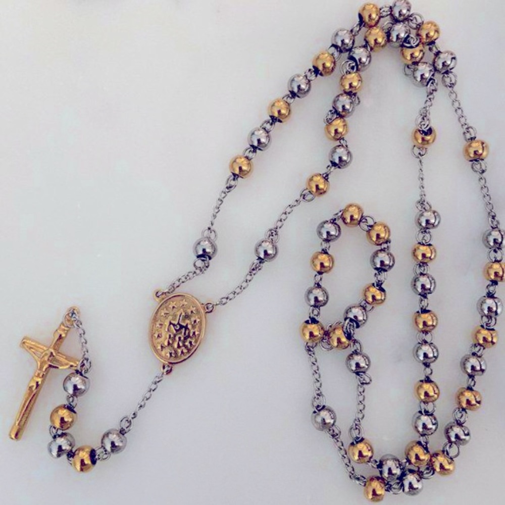 Stainless steel rosary